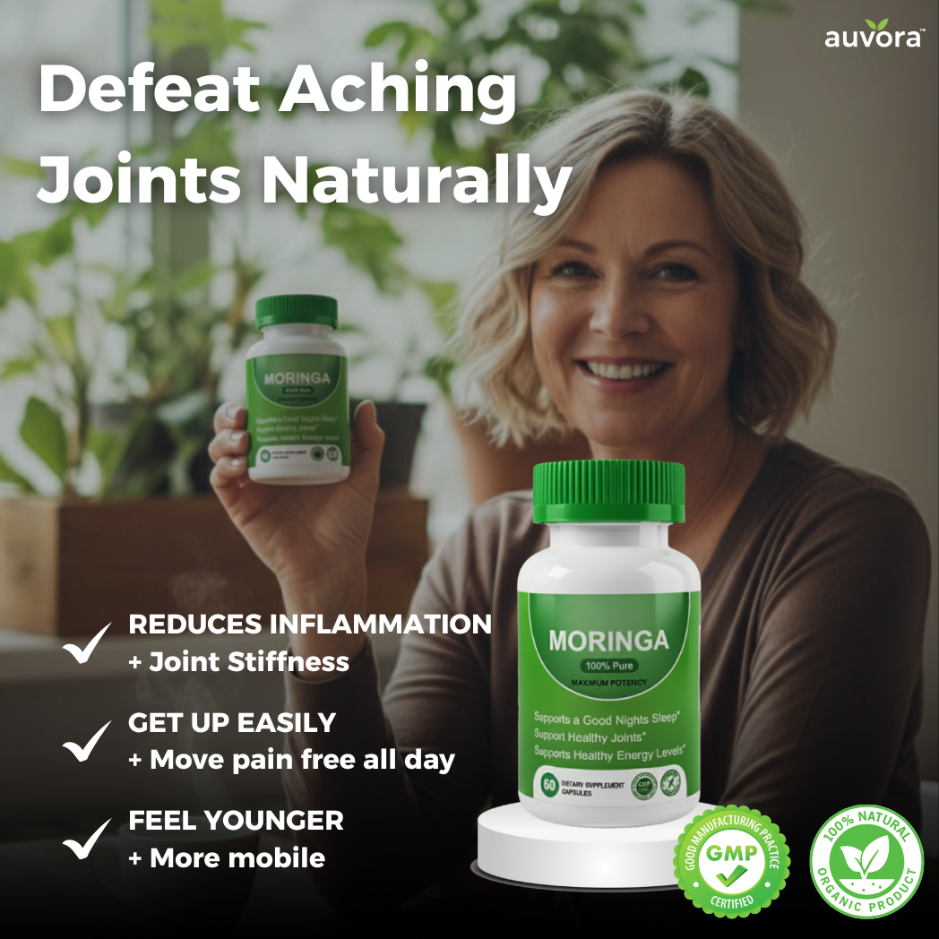 Auvora Premium Moringa - Natural Joint Support Formula