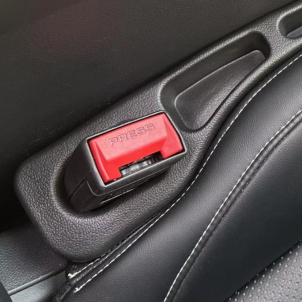Universal 2Pcs Car Seat Console Bag between Seats Interior Auto Organizer Decoration Gap Filler Seat Crevice Storage Box