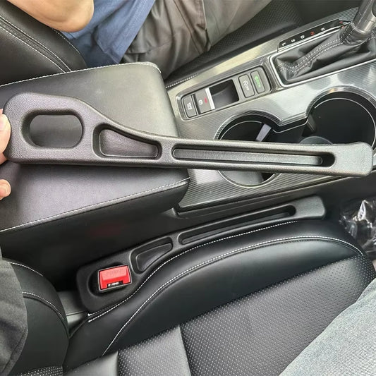 Universal 2Pcs Car Seat Console Bag between Seats Interior Auto Organizer Decoration Gap Filler Seat Crevice Storage Box