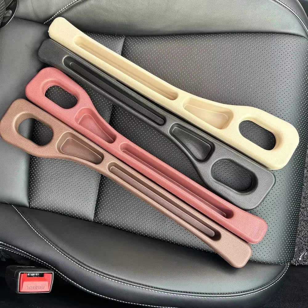 Universal 2Pcs Car Seat Console Bag between Seats Interior Auto Organizer Decoration Gap Filler Seat Crevice Storage Box