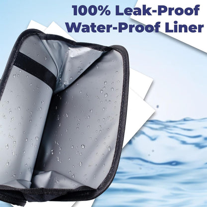 Car Trash Can, 2.8 Gallons Car Garbage Bag Hanging | Collapsible Hanging Car Trash Bin for Car Seat, Leakproof Garbage Bags, Car Interior Accessories