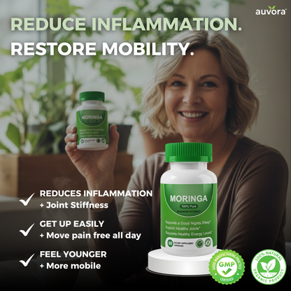 Auvora - Pure Moringa Leaf Extract Capsules