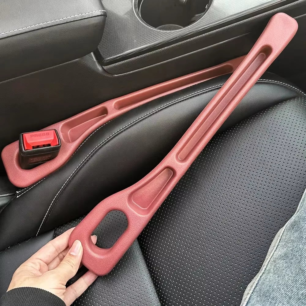 Universal 2Pcs Car Seat Console Bag between Seats Interior Auto Organizer Decoration Gap Filler Seat Crevice Storage Box