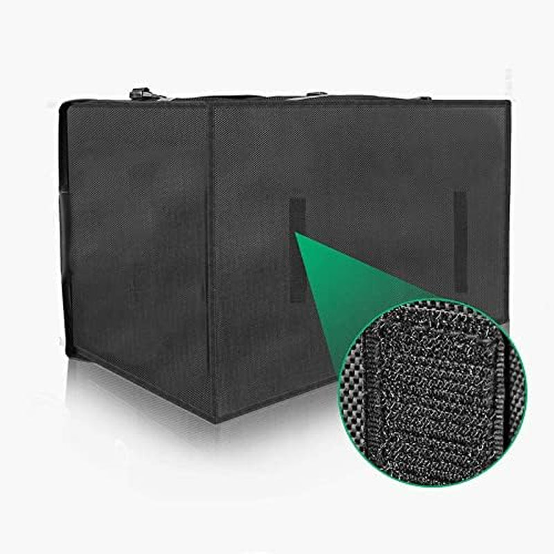 Sturdy Car Trunk Organizers and Storage, Waterproof Durable Collapsible Multi-Heavy Duty, Non-Slip Bottom & Adjustable Securing Straps - for Car, SUV, Truck, or Van (3 Compartments, Black)
