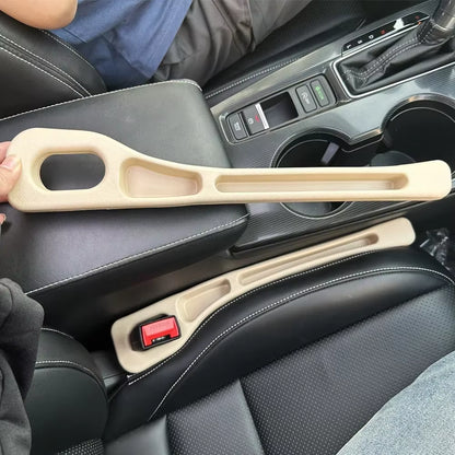 Universal 2Pcs Car Seat Console Bag between Seats Interior Auto Organizer Decoration Gap Filler Seat Crevice Storage Box